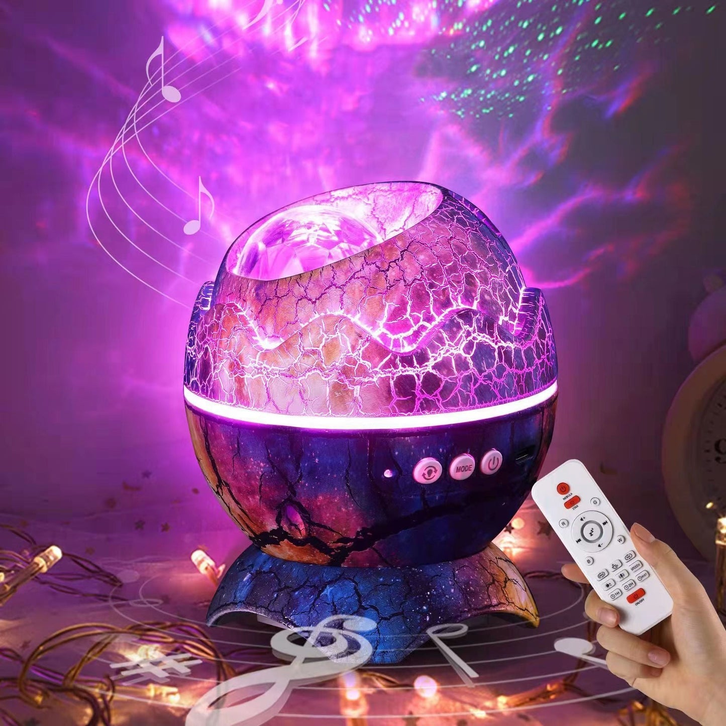 Dinosaur Egg Galaxy Projector